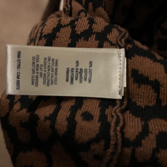 Women's Rafaella Zip Front Cardigan Leopard print - Picture 7 of 7